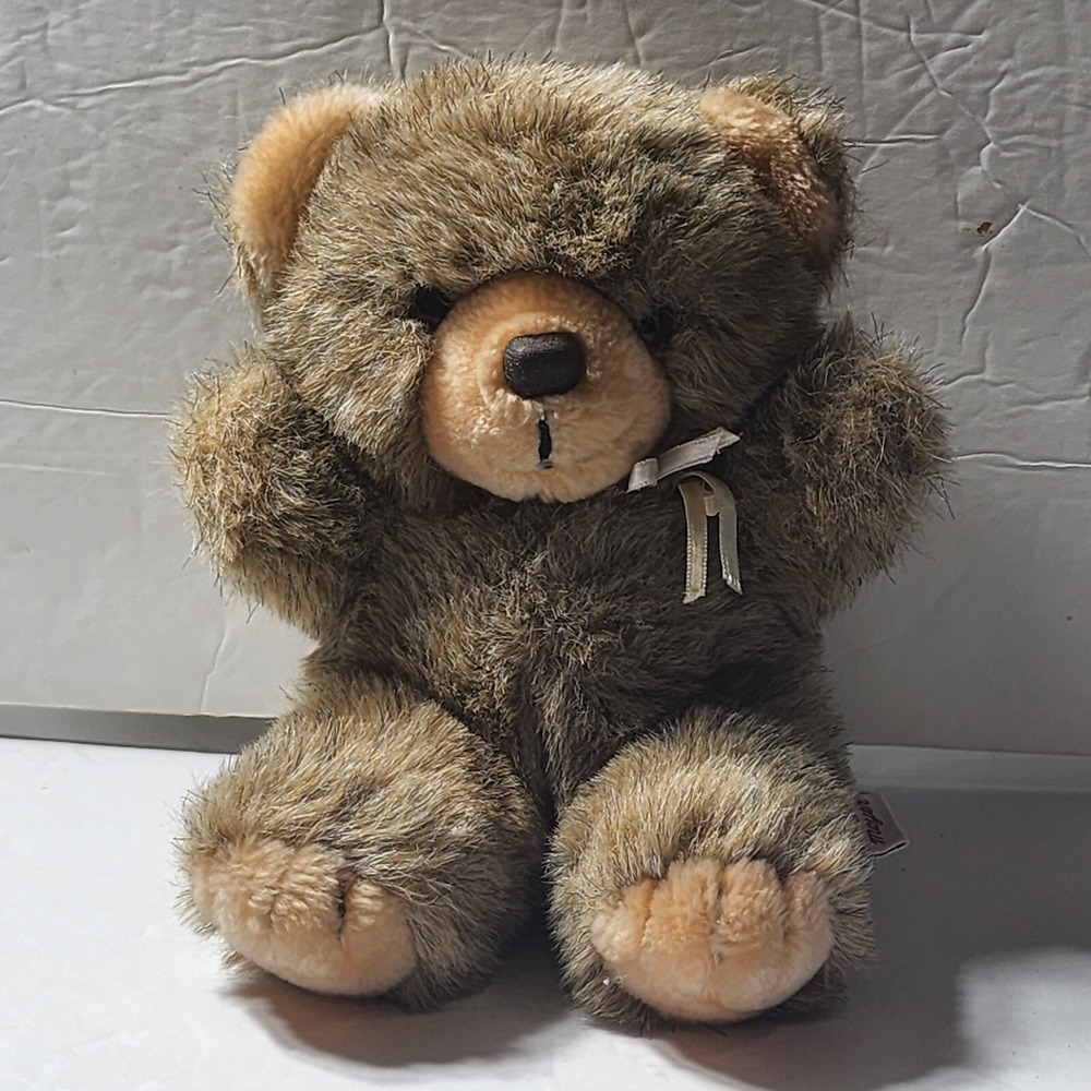Mary Meyer Vintage Teddy Bear Ribbon Plush Townshend Vermont Finer Stuffed Toys